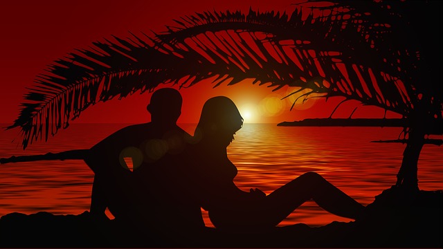 Muž a žena, siluety, ostrov.jpg
